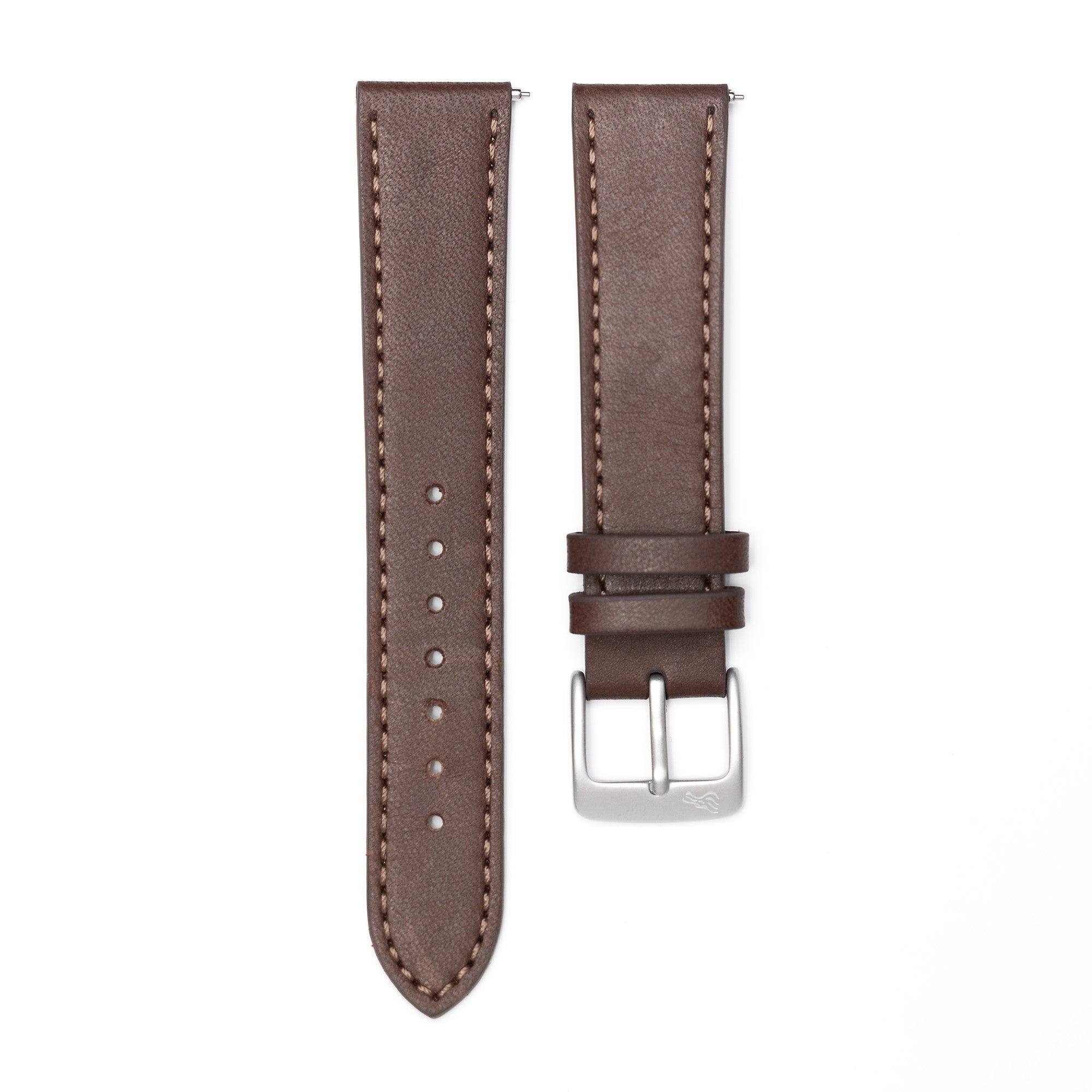 Italian Leather Brown: Sand Blasted Buckle